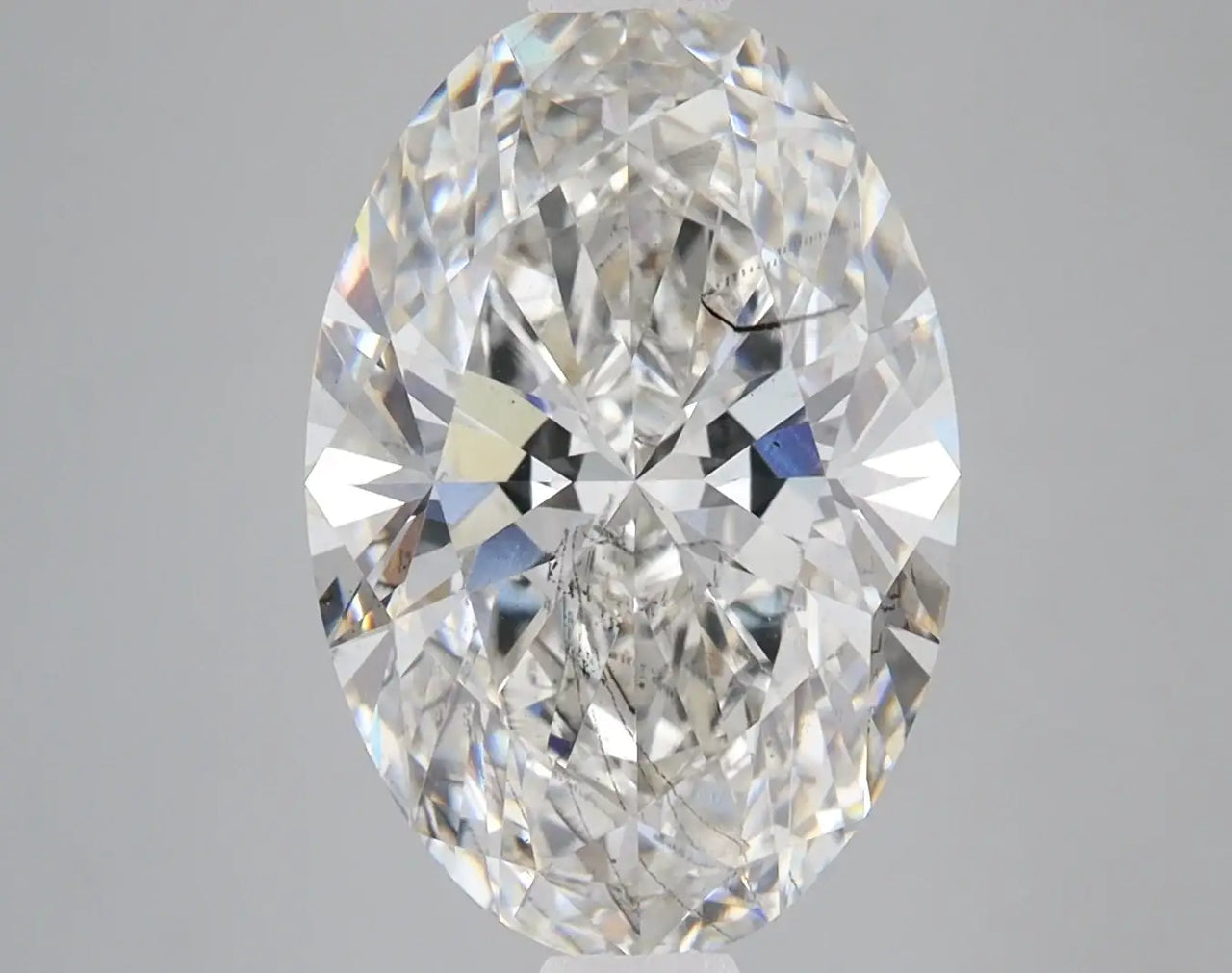 5.56 Carat Certified Oval Loose Stone Lab Grown Diamond No. 1140355 - Larson Jewelers