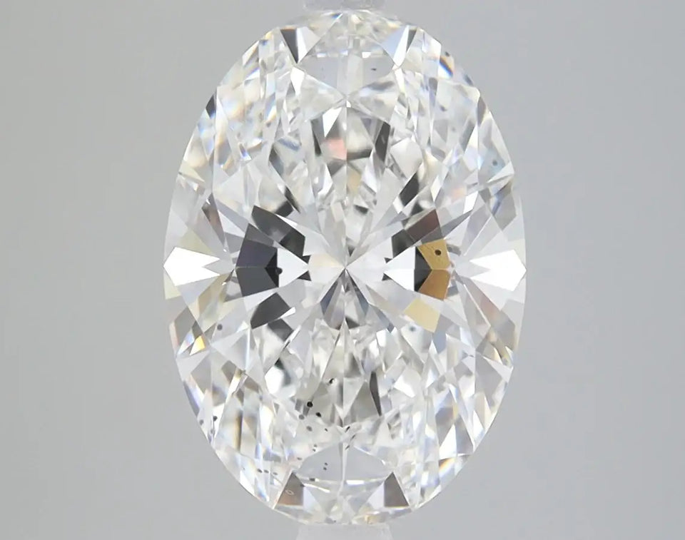 3.16 Carat Certified Oval Loose Stone Lab Grown Diamond No. 1032836 - Larson Jewelers