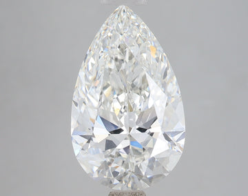 3.65 Carat Certified Pear Loose Stone Lab Grown Diamond No. 1236742