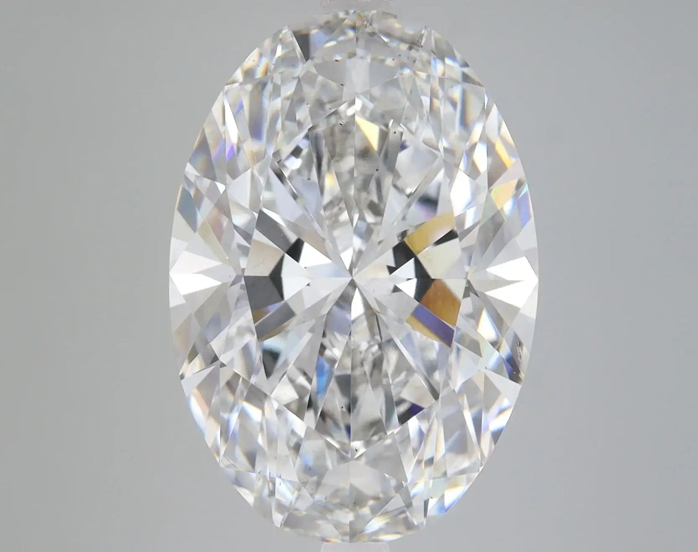 9.06 Carat Certified Oval Loose Stone Lab Grown Diamond No. 1038568 - Larson Jewelers