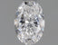 0.58 Carat Certified Oval Loose Stone Lab Grown Diamond No. 1107694