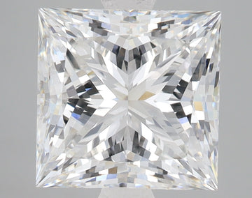 4.41 Carat Certified Princess Loose Stone Lab Grown Diamond No. 2039038