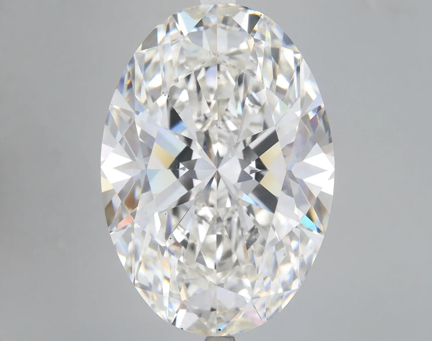 22.05 Carat Certified Oval Loose Stone Lab Grown Diamond No. 1165655 - Larson Jewelers