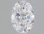 0.82 Carat Certified Oval Loose Stone Lab Grown Diamond No. 1034720