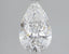 1.68 Carat Certified Pear Loose Stone Lab Grown Diamond No. 1270245