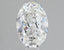 1.37 Carat Certified Oval Loose Stone Lab Grown Diamond No. 1296947