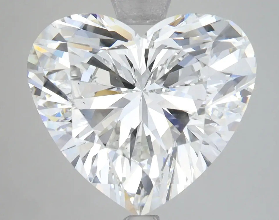 6.08 Carat Certified Heart Loose Stone Lab Grown Diamond No. 1291369 - Larson Jewelers