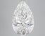 5.54 Carat Certified Pear Loose Stone Lab Grown Diamond No. 1158966