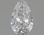 0.63 Carat Certified Pear Loose Stone Lab Grown Diamond No. 1112406