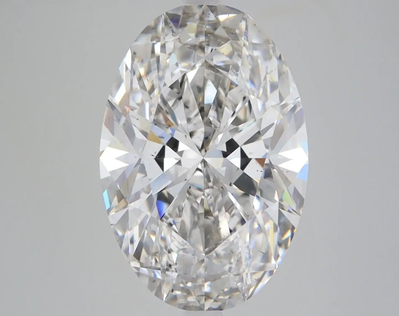6.18 Carat Certified Oval Loose Stone Lab Grown Diamond No. 1033195 - Larson Jewelers