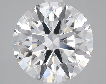 3.51 Carat Certified Round Loose Stone Lab Grown Diamond No. 2028276