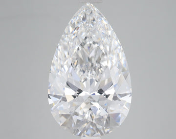 5.39 Carat Certified Pear Loose Stone Lab Grown Diamond No. 1384440