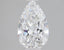 1.61 Carat Certified Pear Loose Stone Lab Grown Diamond No. 1233160