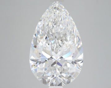 6.18 Carat Certified Pear Loose Stone Lab Grown Diamond No. 2046144