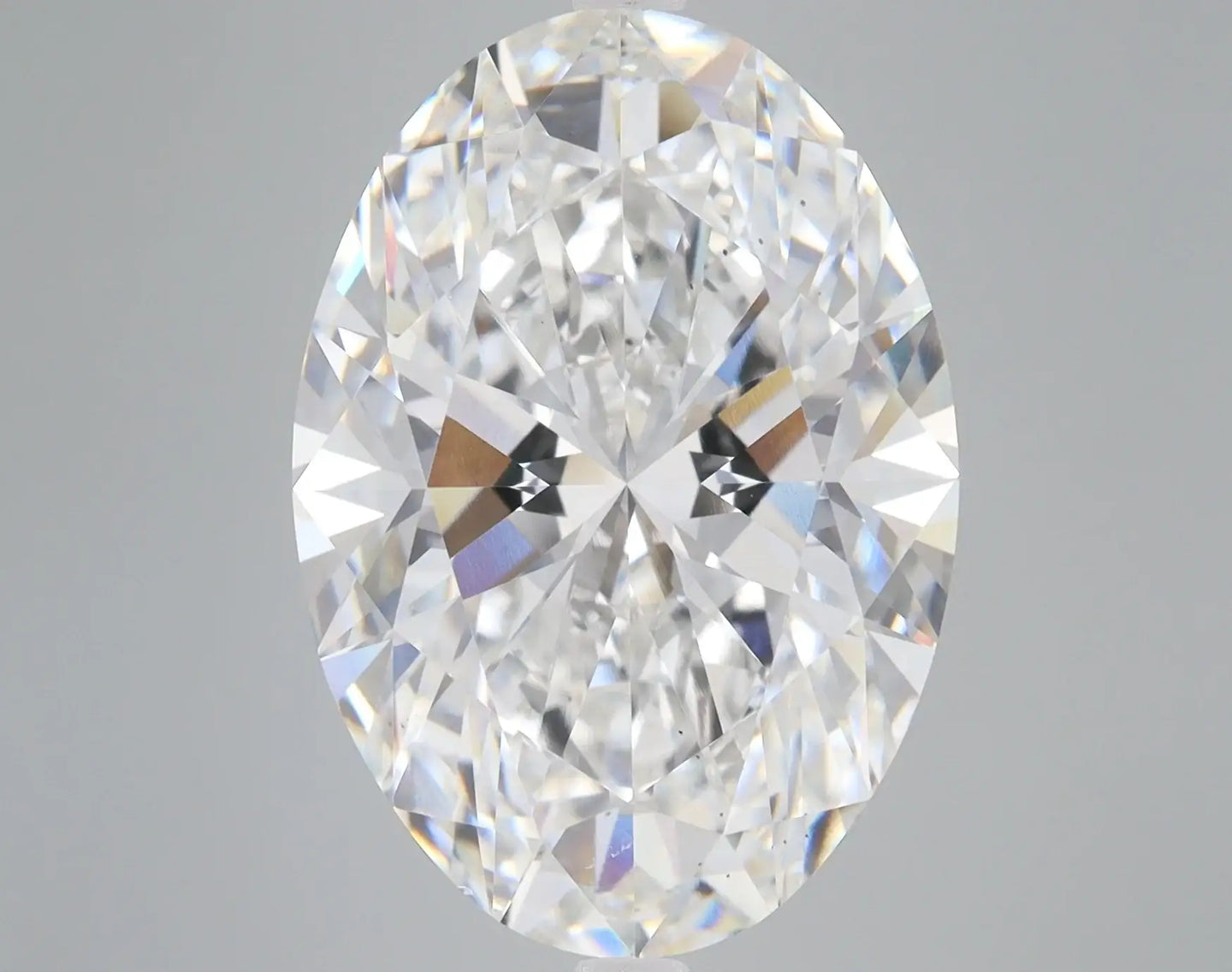 12.24 Carat Certified Oval Loose Stone Lab Grown Diamond No. 1058245 - Larson Jewelers