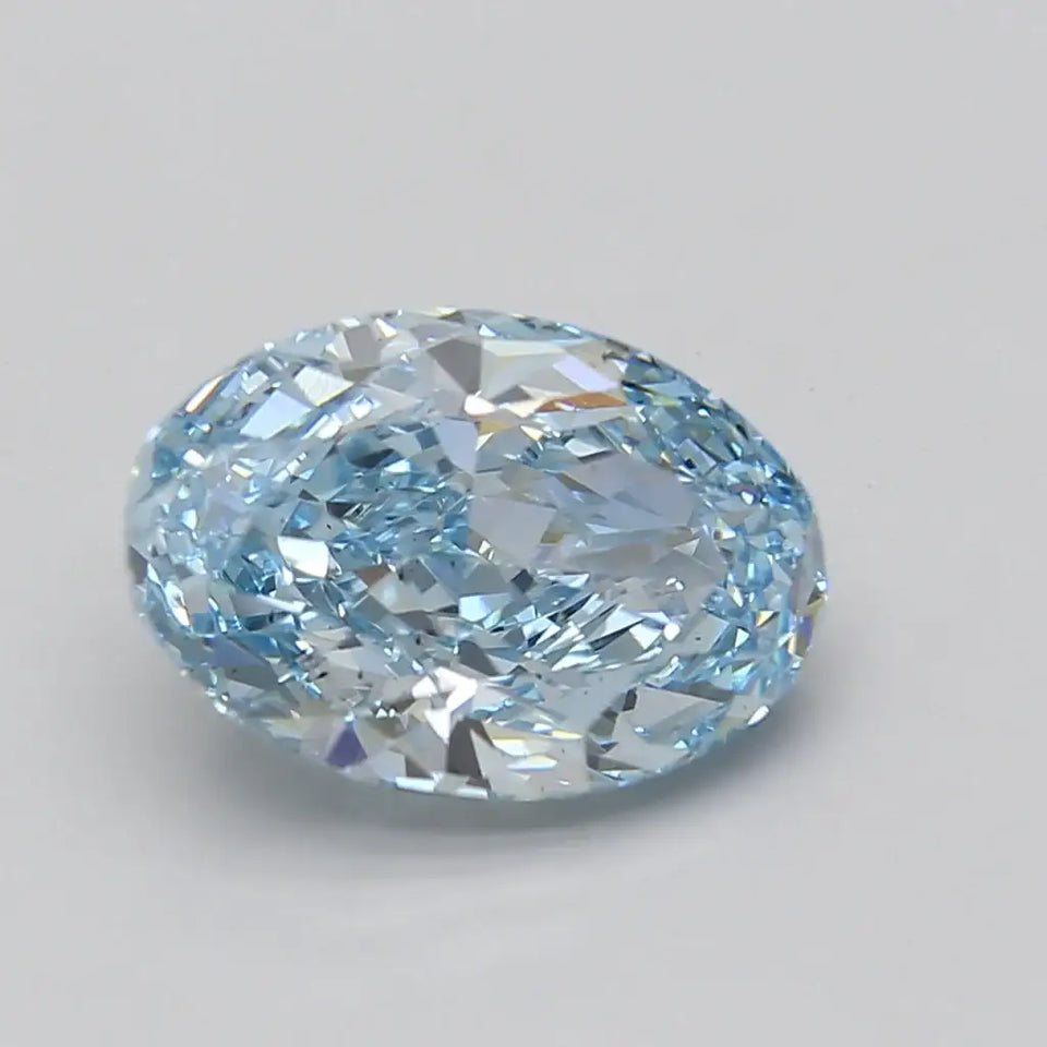 4.01 Carat Certified Oval Loose Stone Lab Grown Diamond No. 1278490 - Larson Jewelers