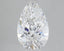1.21 Carat Certified Pear Loose Stone Lab Grown Diamond No. 1227274