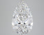 5.92 Carat Certified Pear Loose Stone Lab Grown Diamond No. 1031444