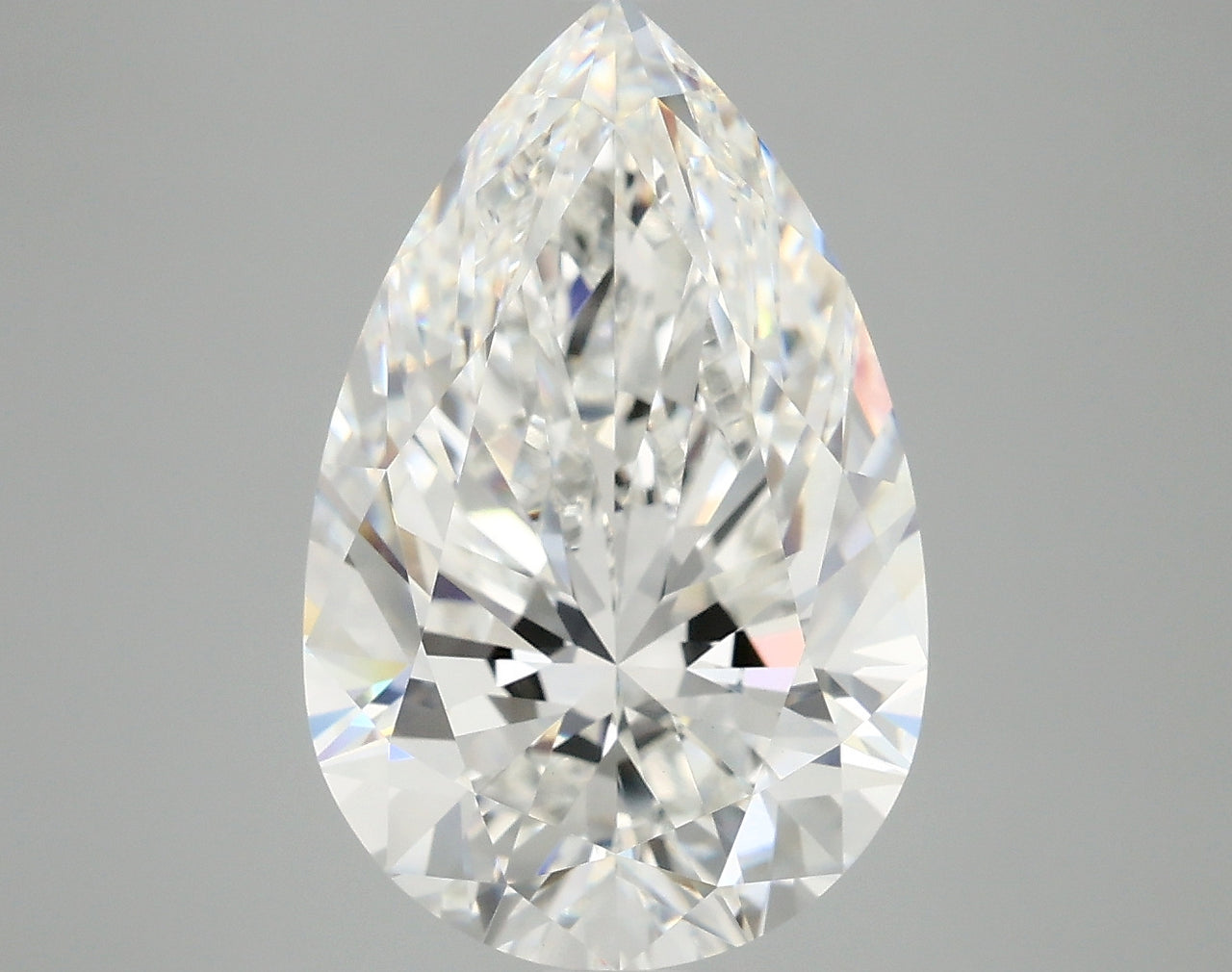 6.06 Carat Certified Pear Loose Stone Lab Grown Diamond No. 8121752