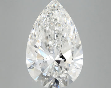 6 Carat Certified Pear Loose Stone Lab Grown Diamond No. 8120836