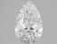 1.51 Carat Certified Pear Loose Stone Lab Grown Diamond No. 1240614