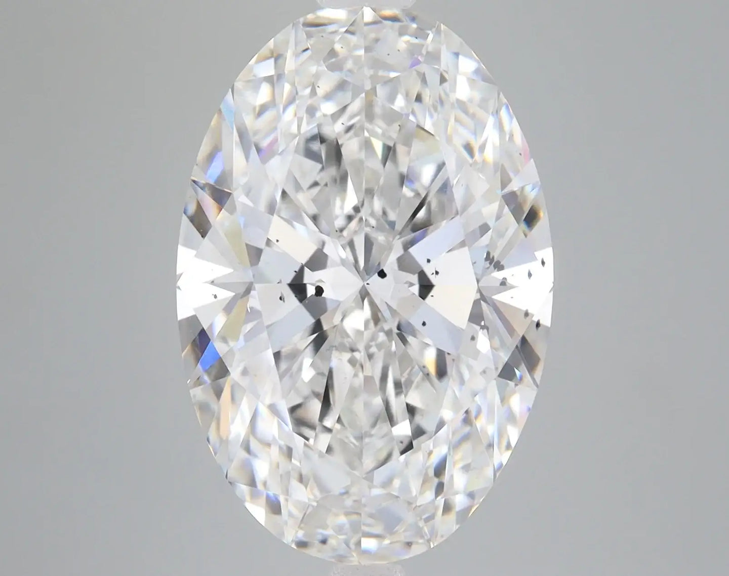 8.37 Carat Certified Oval Loose Stone Lab Grown Diamond No. 1076523 - Larson Jewelers