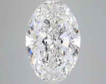 8.37 Carat Certified Oval Loose Stone Lab Grown Diamond No. 1076523 - Larson Jewelers
