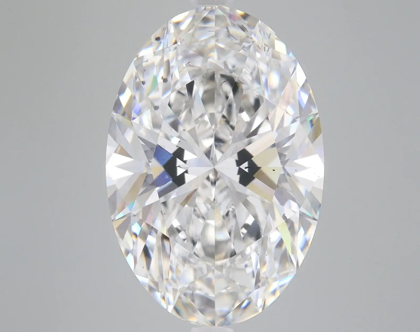8.07 Carat Certified Oval Loose Stone Lab Grown Diamond No. 1054408 - Larson Jewelers