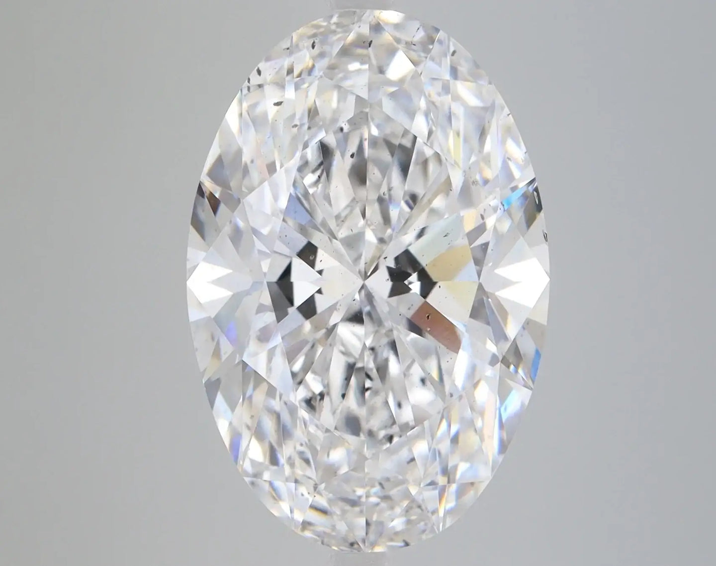 7.14 Carat Certified Oval Loose Stone Lab Grown Diamond No. 1030828 - Larson Jewelers