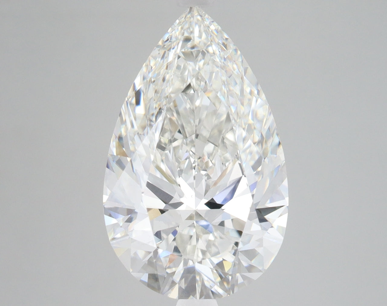5.03 Carat Certified Pear Loose Stone Lab Grown Diamond No. 1372237