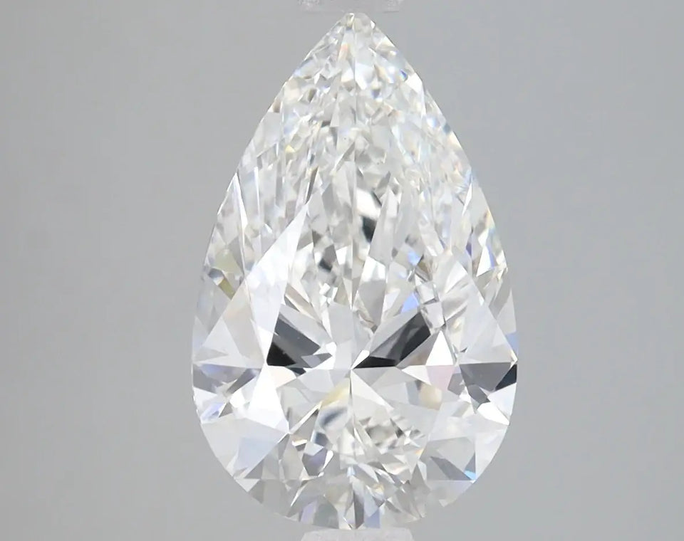 2.72 Carat Certified Pear Loose Stone Lab Grown Diamond No. 1191574 - Larson Jewelers