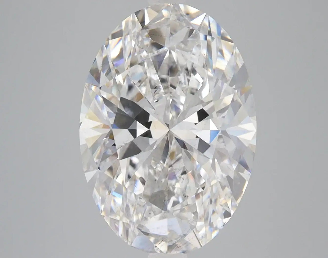 5.43 Carat Certified Oval Loose Stone Lab Grown Diamond No. 1040649 - Larson Jewelers