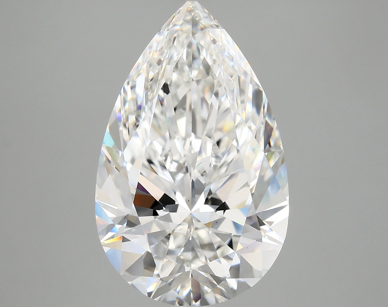 6.06 Carat Certified Pear Loose Stone Lab Grown Diamond No. 8120834