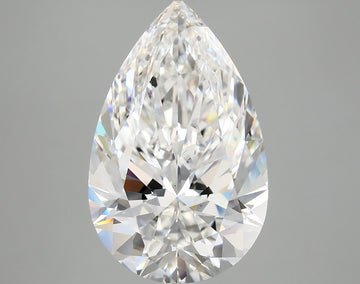 6.06 Carat Certified Pear Loose Stone Lab Grown Diamond No. 8120834