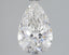 1.81 Carat Certified Pear Loose Stone Lab Grown Diamond No. 1247694