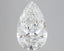 4.07 Carat Certified Pear Loose Stone Lab Grown Diamond No. 1235005