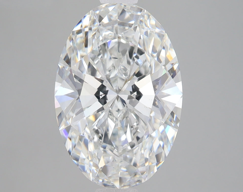 3.76 Carat Certified Oval Loose Stone Lab Grown Diamond No. 2050425