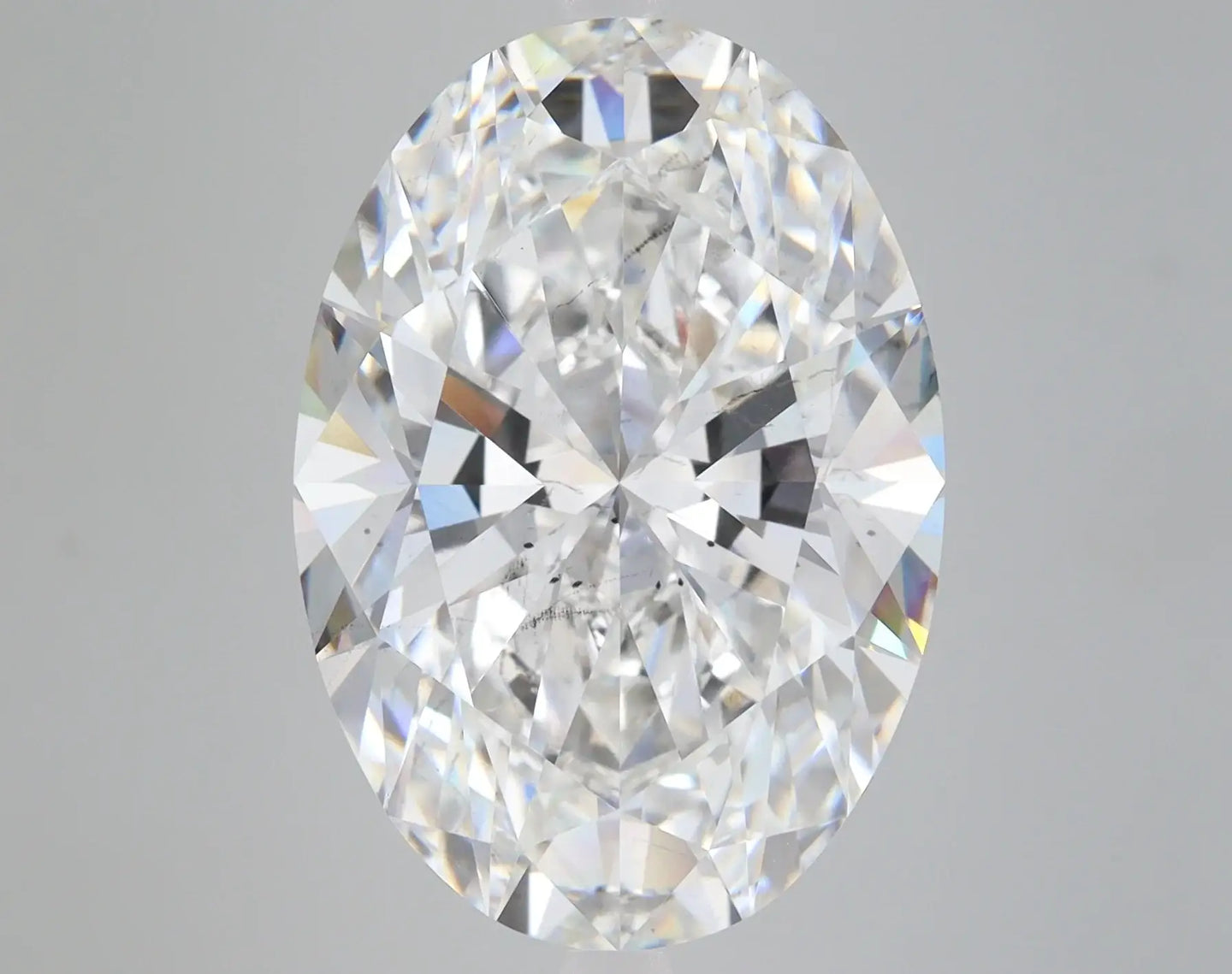 12.33 Carat Certified Oval Loose Stone Lab Grown Diamond No. 1030889 - Larson Jewelers