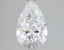 1.6 Carat Certified Pear Loose Stone Lab Grown Diamond No. 1295569