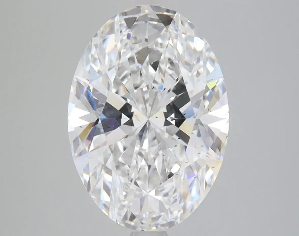 3.55 Carat Certified Oval Loose Stone Lab Grown Diamond No. 1031526 - Larson Jewelers