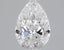1.27 Carat Certified Pear Loose Stone Lab Grown Diamond No. 1068958