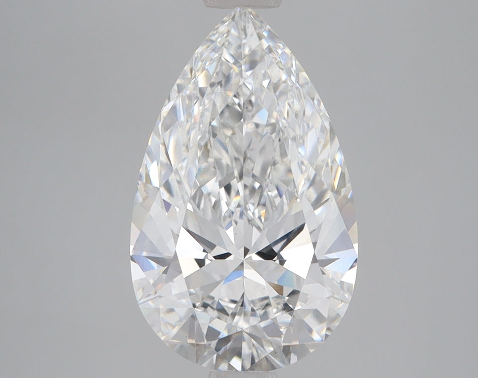 3.25 Carat Certified Pear Loose Stone Lab Grown Diamond No. 1349024