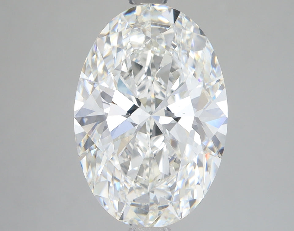 3.98 Carat Certified Oval Loose Stone Lab Grown Diamond No. 1293758