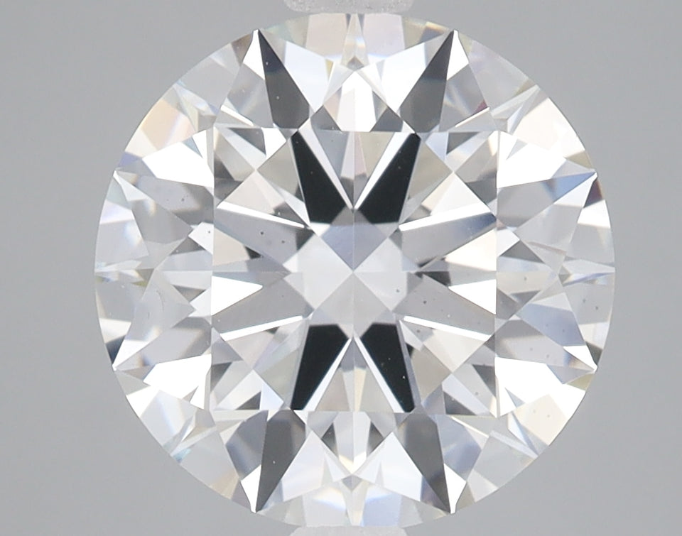 3.84 Carat Certified Round Loose Stone Lab Grown Diamond No. 2030177