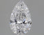 0.65 Carat Certified Pear Loose Stone Lab Grown Diamond No. 1109863