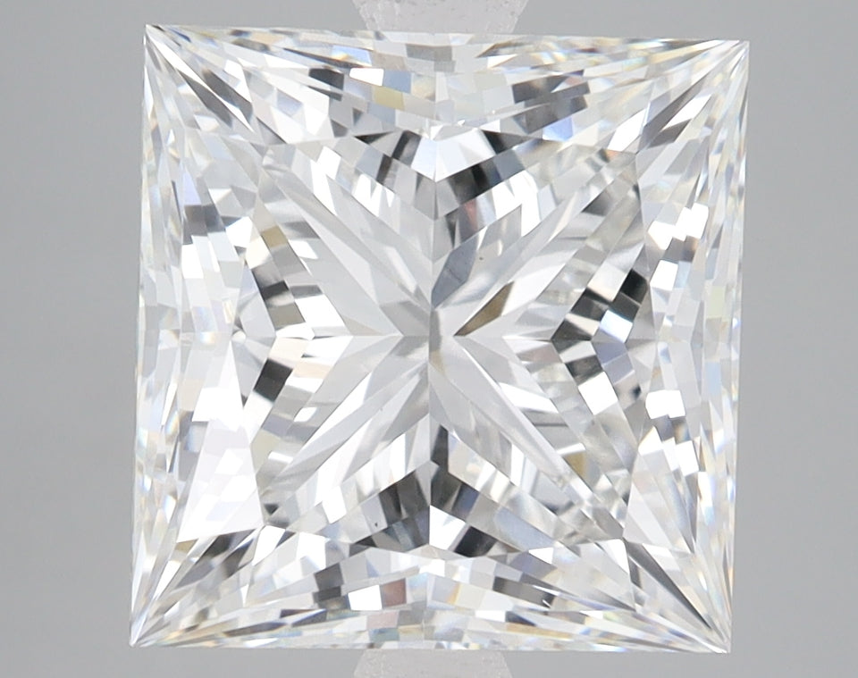 6.01 Carat Certified Princess Loose Stone Lab Grown Diamond No. 2038941