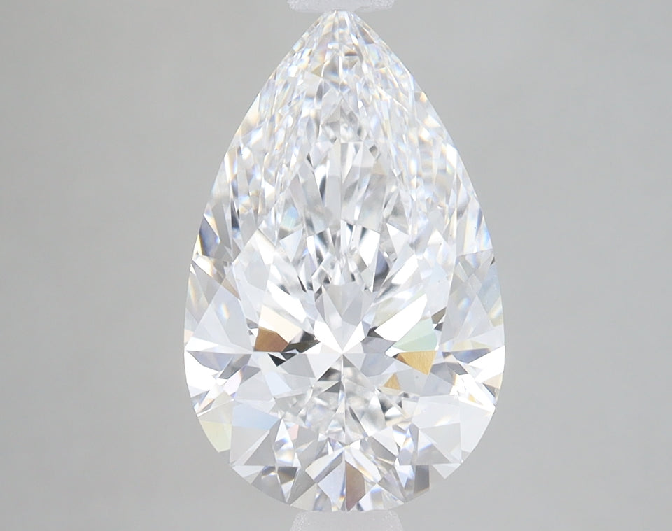 3.42 Carat Certified Pear Loose Stone Lab Grown Diamond No. 1211038