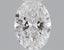0.9 Carat Certified Oval Loose Stone Lab Grown Diamond No. 1061689
