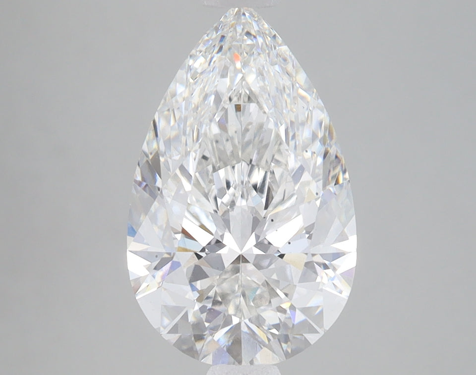 3.42 Carat Certified Pear Loose Stone Lab Grown Diamond No. 1212096