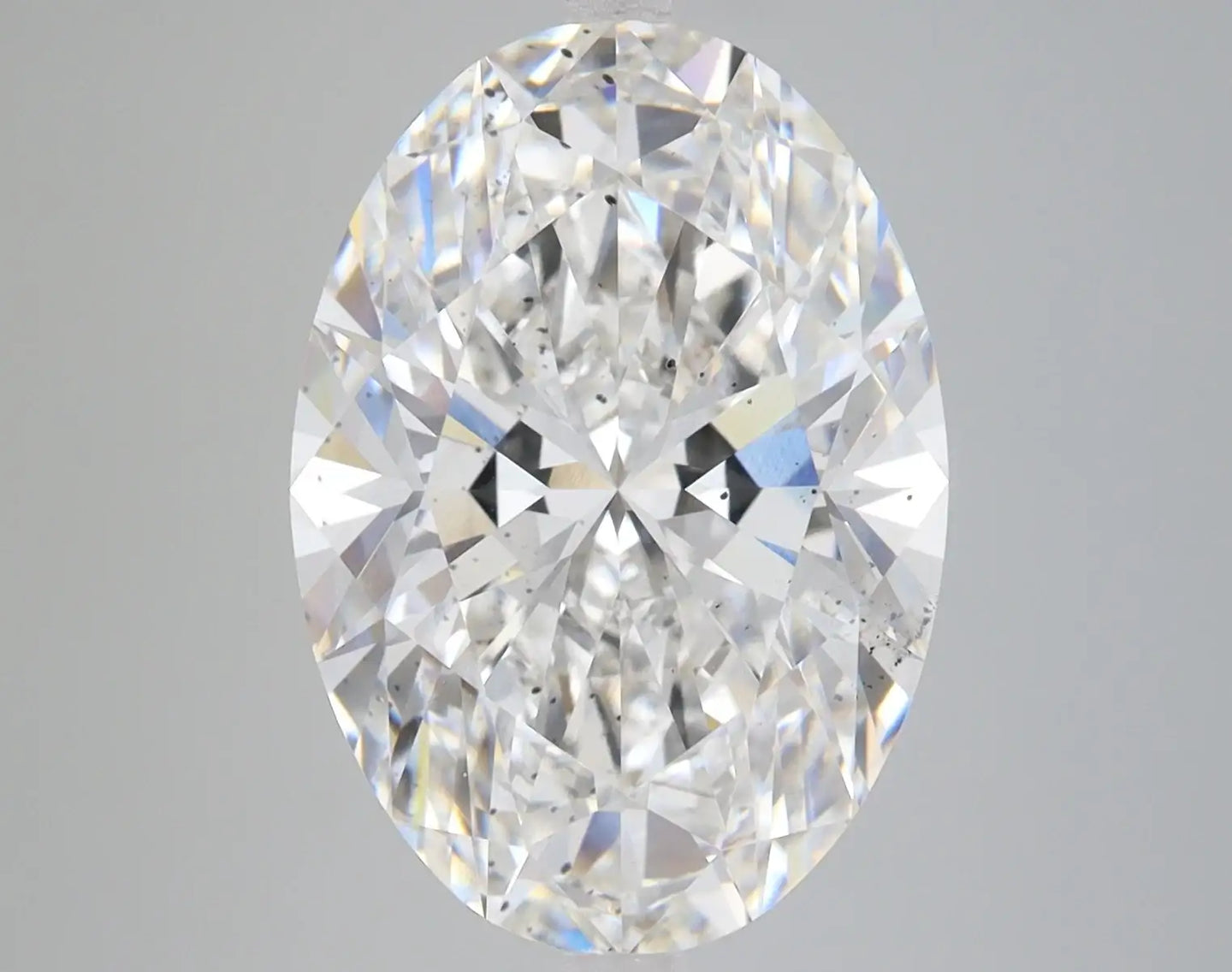 7.76 Carat Certified Oval Loose Stone Lab Grown Diamond No. 1037779 - Larson Jewelers